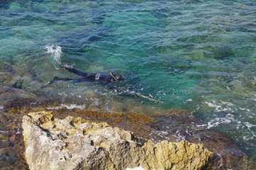 mare,sub,pesca,acqua,azzurro,veduta,estate,attività