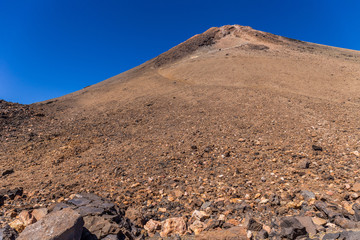 Mount Teide and volcanic rocks, Tenerife, Canary Islands, Spain
