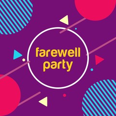 Farewell party illustration