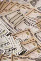 Various dollar banknotes