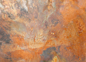 Rusted steel background