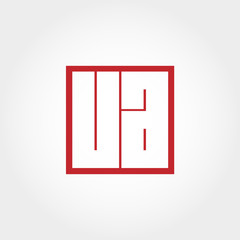 Initial Letter UA Logo Template Vector Design