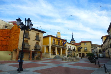 Fototapeta premium Jadraque, pueblo de Guadalajara, en la comunidad autónoma de Castilla La Mancha (España)