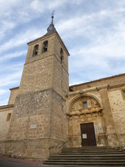 Fototapeta na wymiar Jadraque, pueblo de Guadalajara, en la comunidad autónoma de Castilla La Mancha (España)