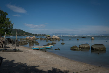 Fototapeta na wymiar Santo Antonio de lisboa - Florianópolis