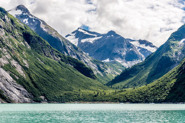 Obraz premium Mountain Landscape of Alaska's Tracy Arm Fjord