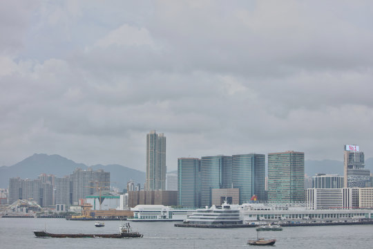 View Of The Tsim Sha Tsui, Hong Kong.