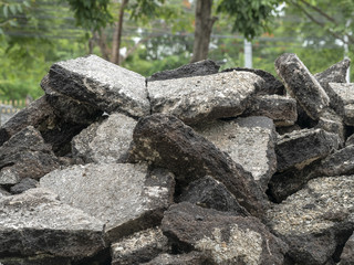 The concrete surface