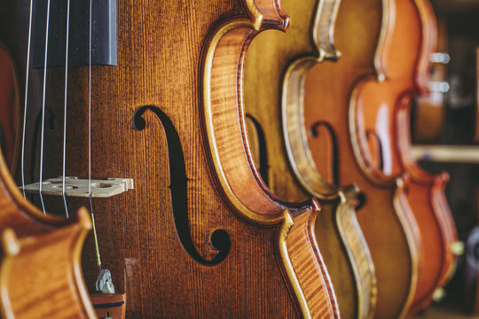 複数のバイオリン
