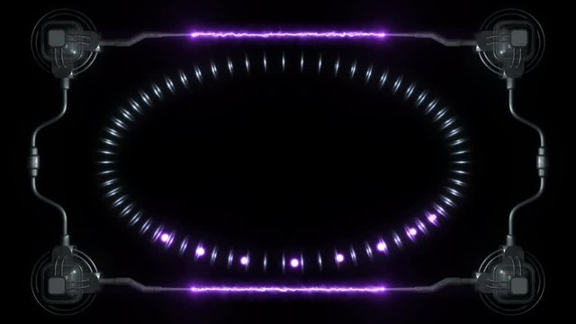 3d hi-tech background