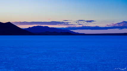 Sunset at the Salt Flats 