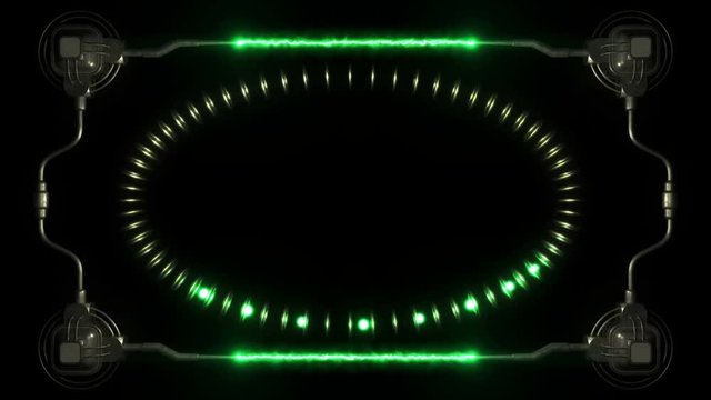 3d hi-tech background