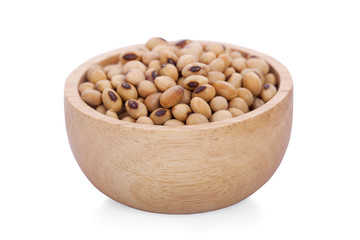 soy beans on white background