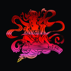 seamless background for bodhisattva. bodhisattva is one of the representative people in buddhism