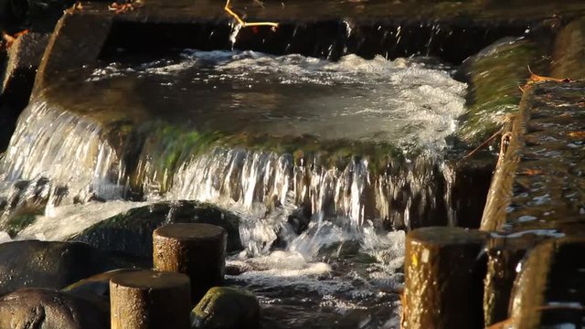 Sound of river water