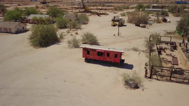 Broken Abandoned Train