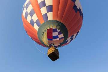 Hot air balloons flying in the sky