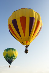 Fototapeta premium Hot air balloons flying in the sky