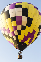 Hot air balloons flying in the sky