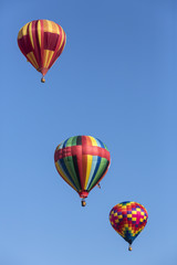 Obraz premium Hot air balloons flying in the sky