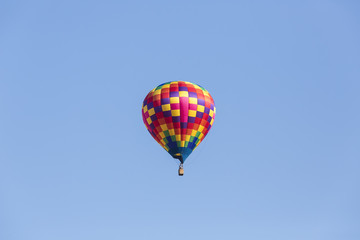 Hot air balloons flying in the sky