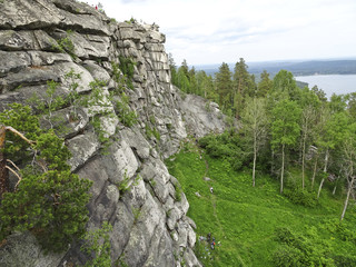 Summer landscape: mountain Sheehan and the surrounding area