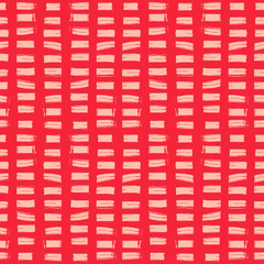 Abstract hand drawn seamless pattern, brush strokes texture