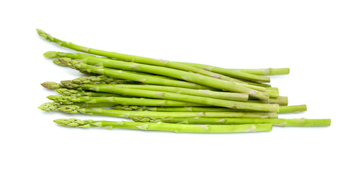 Asparagus isolated on white background