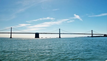Fototapeta premium The Bay Bridge in San Francisco, California