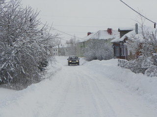 снег,зима, елки.