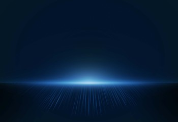 Security network background with sunrise. Vector illustration.