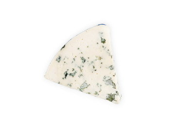 Blue cheese isolated