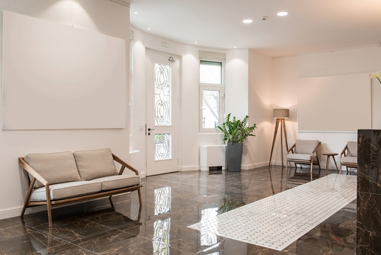 Modern luxury lobby interior
