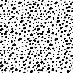 Abstract geometric seamless pattern, pattern of paint stains. Vector illustration.