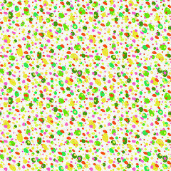 Abstract geometric seamless pattern, pattern of paint stains. Vector illustration.