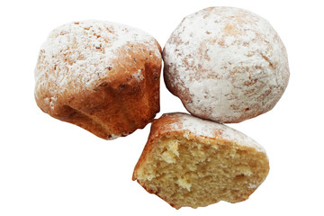 confectionery on a white background