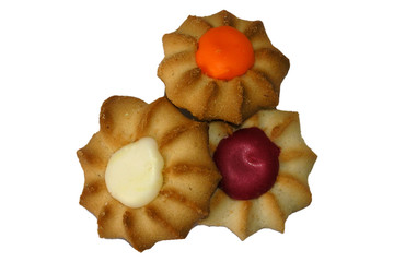 confectionery on a white background