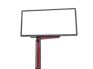 Obraz premium Big city billboard with white space for marketing and commercial communication isolated