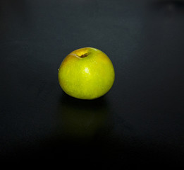  apple on the dark background