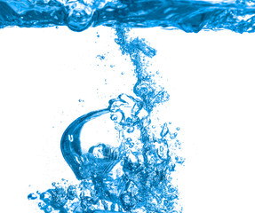 bubbles in the water