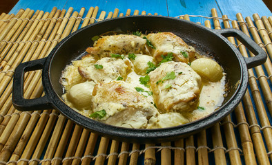 Chicken  With Garlic Parmesa