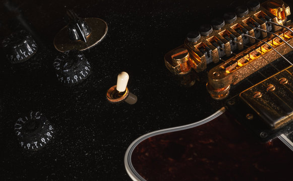 Old Dusty Electric Guitar