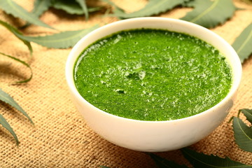 Ayurveda medicine- herbal cream made with neem  leaves