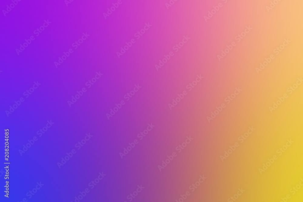 Wall mural blurred soft purple and yellow gradient colorful light shade background