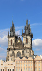Obraz premium Prague Czech Republic View of Church of Our Lady Before Tyn
