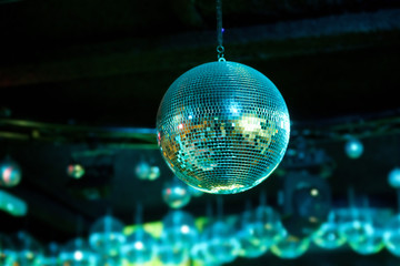 Mirror ball in the club