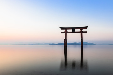 琵琶湖　白髭神社