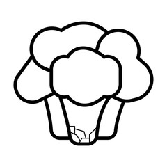 Broccoli Icon vector