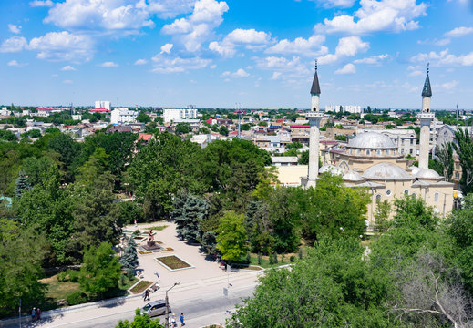 Top view of the sights of the ancient city.