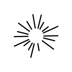 Sun simple icon